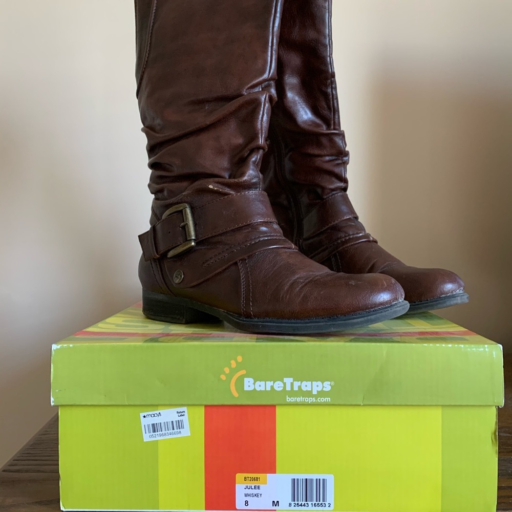 Brown Baretraps Riding Boots - Picture 2 of 5